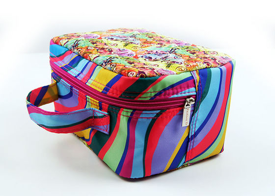 Multicoloured Women'S Travel Cosmetic Bag With Large Main Compartment