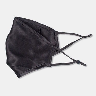 Cloth Antibacterial Face Mask Covering Silk With Nose Wire 3 Layer PM2.5 Filter