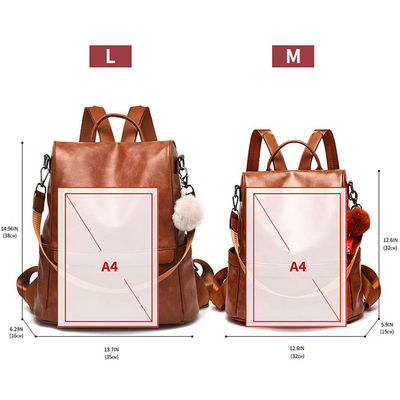 Canvas Anti Theft Backpacks Women'S Purse Fashion 30 Litre Laptop Backpack