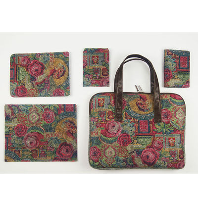 Printed Felt Laptop Sleeves Zip Slim Notebook Grey Laptop Case