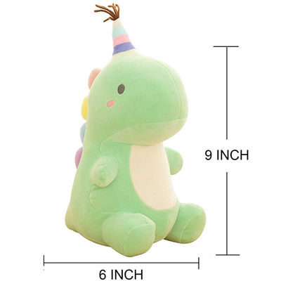 PP Cotton Cute Dinosaur Plush Toys / Plush Stuffed Animal Gifts For Girls OEM 23cm