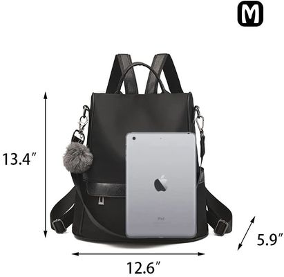 Women Anti Theft Backpacks Waterproof Nylon Fashion Lightweight Travel Shoulder Bag