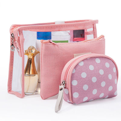 Spot Cosmetic And Toiletry Bags ODM 3 Piece Cosmetic Bag Set
