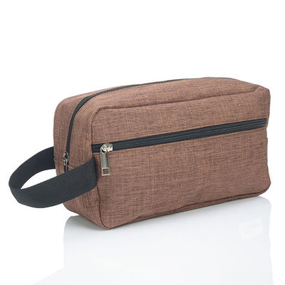 Durable Oxford Toiletry Makeup Bag Heavy Duty Men Dopp Kit With Protable Handle