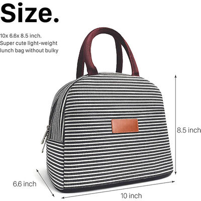 600D Oxford Stylish Lunch Bags For Work / Customized Insulated Lunch Container