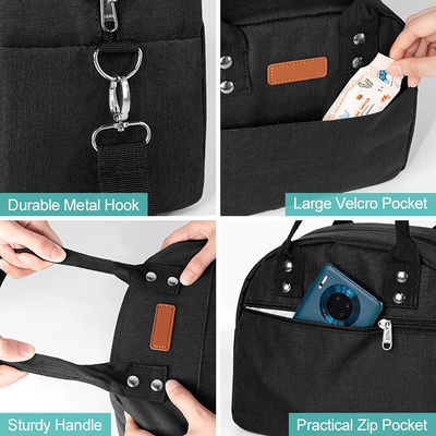 Cooler Reusable Lunch Bags Portable Insulated Lunch Box For Office Freezable