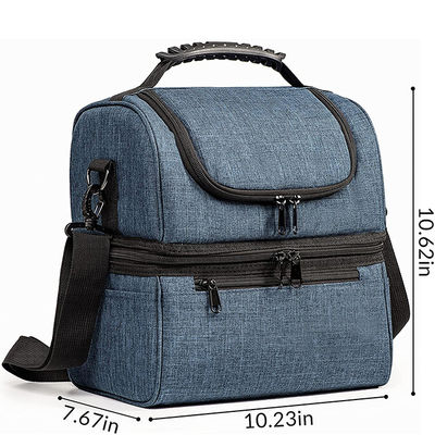 14 Cans 12L Soft Cooler Lunch Bag Travel Insulated Leak Proof Lunch Box Tote