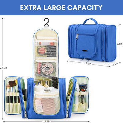 Extra Large Toiletry Makeup Bag For Women And Men Heavy Duty Travel Bag 420D Nylon Oxford