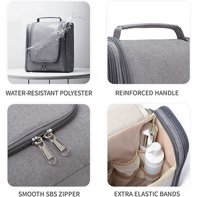 Bathroom Toiletry Makeup Bag Womens Hanging Toiletry Bag With Metal Swivel Hook