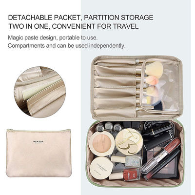 Women PU Cosmetic Travel Makeup Bag Large Travel Toiletry Bag For Girl