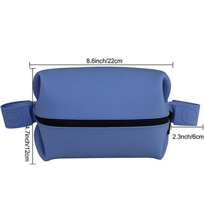 TB21025 Silicone Toiletry Bag , Zip Travel Shaving Kit Bag