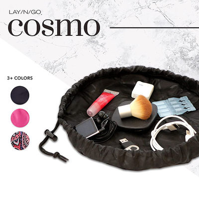 Protable Travel Cosmetic Bag For Women Quick-Pull Drawstring Accessories Organizer