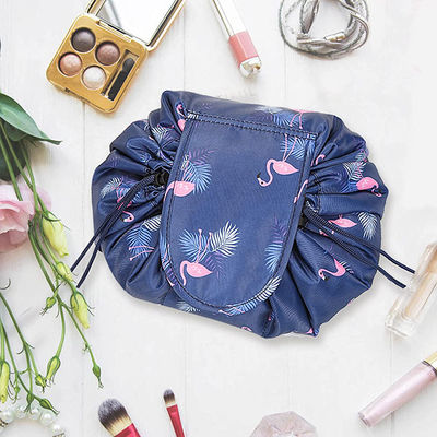Quick Pull Travel Cosmetic Makeup Bags Protable Waterproof Drawstring Toiletry Bag
