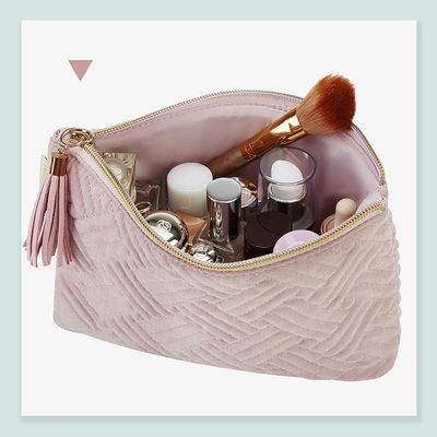 Elegant Roomy Cosmetic Makeup Bags / Tsa Approved Carry On Bags