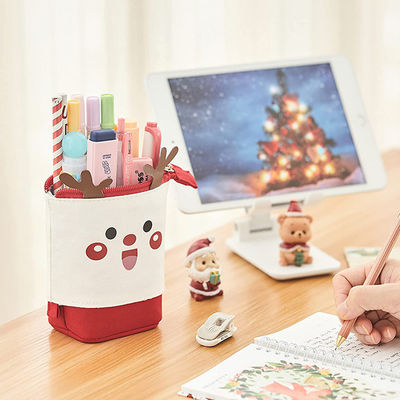 Cute Stand Up Pencil Pouch / Telescopic Pencil Case Holder Gifts For Teen