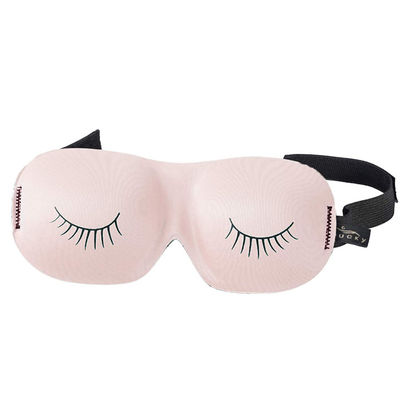 Cute Satin Eye Cover For Sleeping Multicolor Printing AZO Free