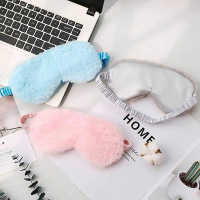 Soft Plush Eye Cap For Sleeping Blindfold  Sleepover