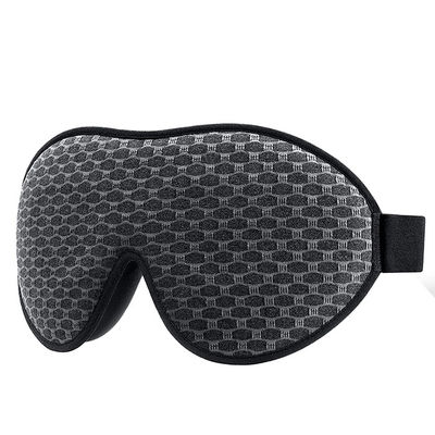 Light Blocking Satin Eye Cover For Men Women Customized  3D Contoured Cup Sleeping Mask