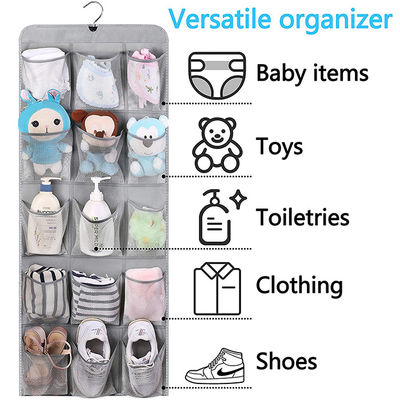 Rotating 30 Pocket Hanging Organizer / Dual Sided over the door shoe organizer Closet