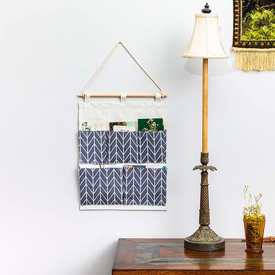 Wall over door storage pockets Closet Hanging Storage Bag Organizer Linen Cotton