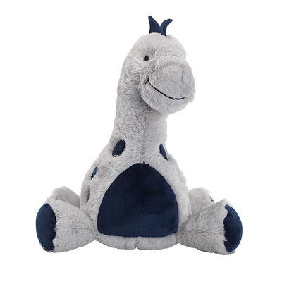 Baby Dinosaur Polyester Stuffed Animals Toy Blue Gray PP Cotton Plush