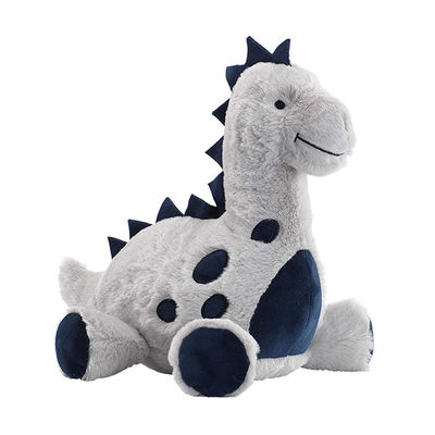 Baby Dinosaur Polyester Stuffed Animals Toy Blue Gray PP Cotton Plush