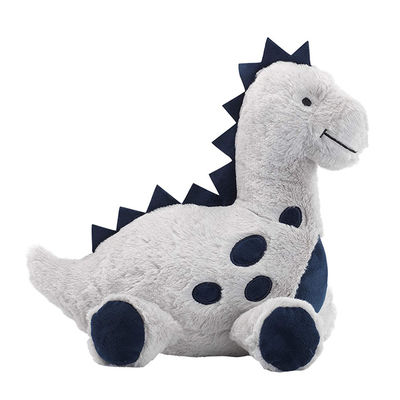 Baby Dinosaur Polyester Stuffed Animals Toy Blue Gray PP Cotton Plush