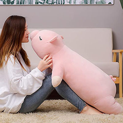 Sleeping Pig Stitch Plush Pillow Cute Pillowfort Weighted Stuffed Animals Piglet