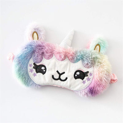 Soft Plush Cute Animal Sleeping Mask Blindfold Cute Rabbit Panda Eye Cover