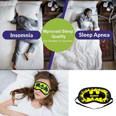 Comfortable Satin Eye Cover Sleep Mask Soft With Adjustable Head Strap
