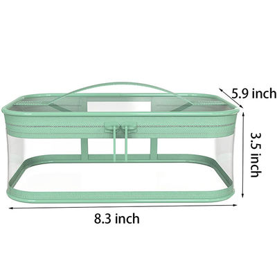 Transparent Makeup Bag Zipper Waterproof Portable Travel Storage Pouch