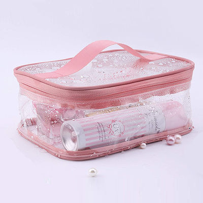 Transparent Makeup Bag Zipper Waterproof Portable Travel Storage Pouch