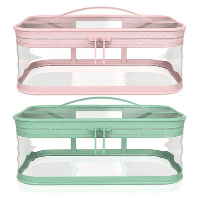 Transparent Makeup Bag Zipper Waterproof Portable Travel Storage Pouch