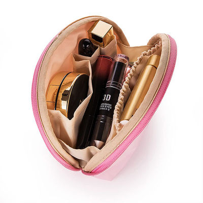 CMB21009 Half Moon Cosmetic Bag Handy PU Large Leather Makeup Bag For Women Girls