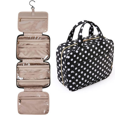 Toiletry Bag Travel Bag with Hanging Hook, Water-resistant Makeup Cosmetic Bag Travel Organizer for Accessories