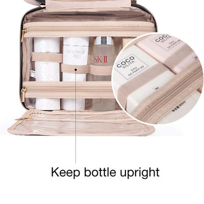 Toiletry Bag Travel Bag with Hanging Hook, Water-resistant Makeup Cosmetic Bag Travel Organizer for Accessories