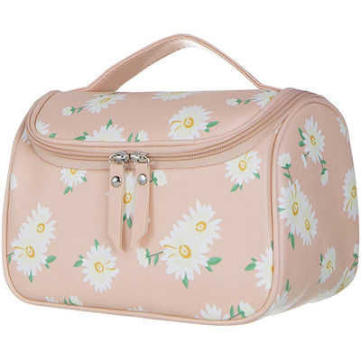Pu Large Makeup Bag Organizer Zipper Pouch For Makeup Brushes And Travel Accessories
