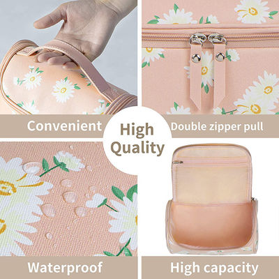 Pu Large Makeup Bag Organizer Zipper Pouch For Makeup Brushes And Travel Accessories