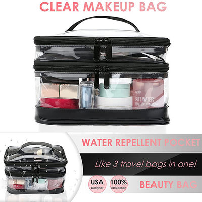 Multipurpose Cosmetic Makeup Bags Heavy Duty Nylon Mesh Travel Cases