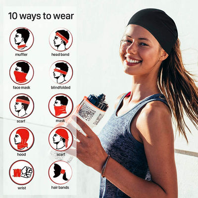Bandana Breathable Neck Gaiter Face Cover Multi Use Magic Motorcycle Neck Tube Scarf