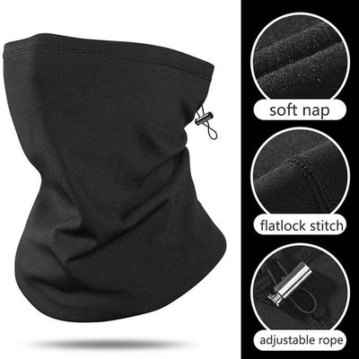 Winter Warmer Toggle Fleece Ski Scarf / Adjustable Neck Gaiter Bandana