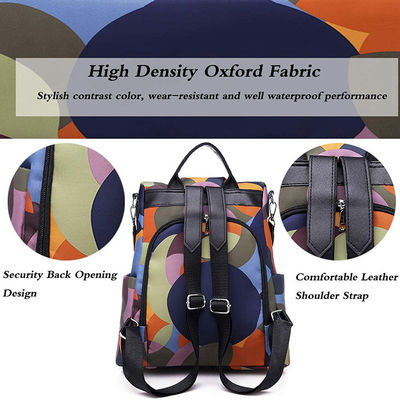 Fashion Lightweight Women Waterproof Rucksack Anti Theft Shoulder Bag