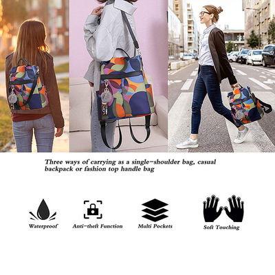 Fashion Lightweight Women Waterproof Rucksack Anti Theft Shoulder Bag