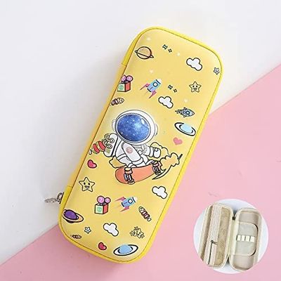 Cartoon Large Capacity Pencil Case 3D EVA Cute Pen Organizer Pouch For Girls Boys