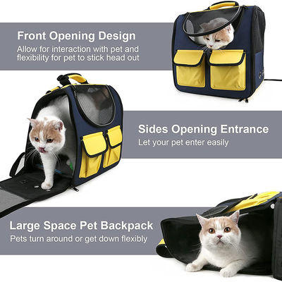 Cat Pet Carrier Backpack Dog Backpack Carrier For Hiking Camping Up To 22 Lbs