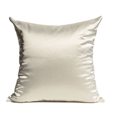 Cotton Car Satin Throw Pillows Pure Color Imitation Home Silk Pillow