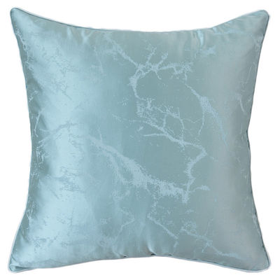 Soft Satin Jacquard Throw Pillows / Indoor Outdoor Throw Pillows Wrinkle Resistant