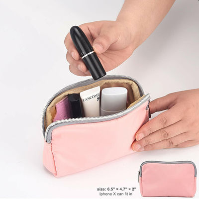 Capacity 9L Travel Makeup Bag Nylon Exterior Polyester Lining Make Up Toiletry Bag