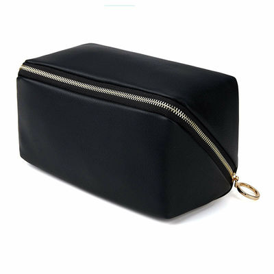 PU Leather Large Capacity Cosmetic Bag Multipurpose Ladies Pencil Case