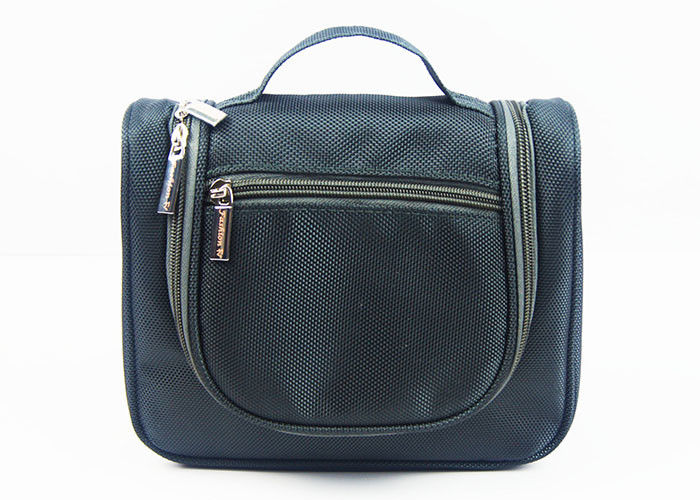 Heavy Duty Toiletry Makeup Bag ODM Oxford Men Hanging Toiletry Bag